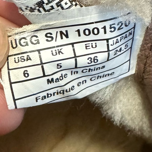 UGG Australia Women’s K Maddi 1001520 K Winter Snow Boots Chocolate Brown Size 6 - Picture 12 of 12